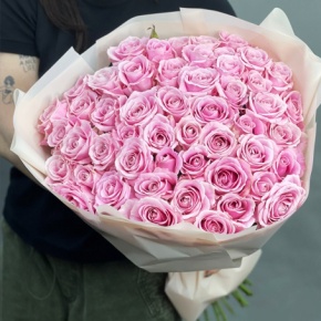 Букет из 55 роз Аваланж (60 см) в Шатуре
