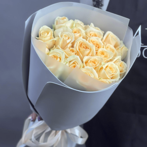 Букет из 25 роз Аваланж (50 см) в Шатуре