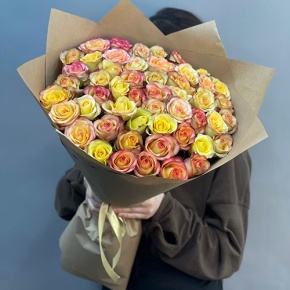 Букет "Валентино" из 51 розы (60 см) в Шатуре