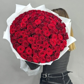 Букет 101 красная роза (60 см) в Шатуре