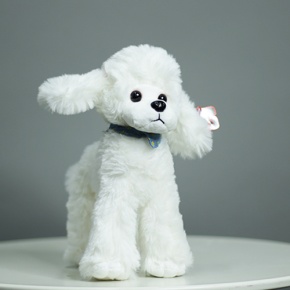Плюшевый пудель белый (25 см) в Шатуре