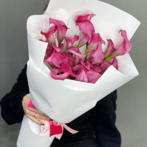 Монобукет из 21 каллы в Шатуре