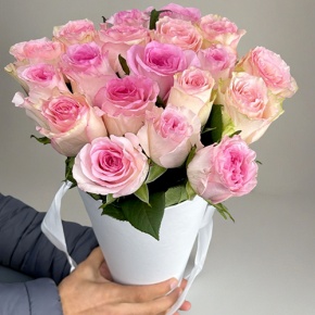 Букет из 21 розы Кения в конусе в Шатуре