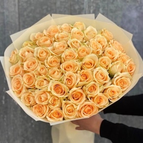 Букет из 51 розы Аваланж (60 см) в Шатуре