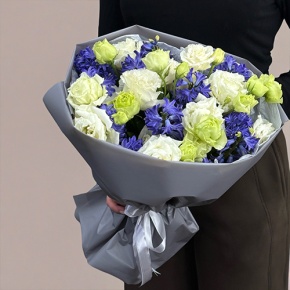 Букет из ароматных гиацинтов и эустом в Шатуре