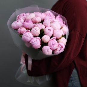 Букет из 25 пионов Пилов Толк в Шатуре