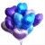 Сердце фиолетовое фольгированный шар с гелием (45 см) в Шатуре