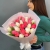 Букет из 25 кораллово-белых тюльпанов в Шатуре