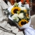 Букет "Солнечный цветочек" из подсолнуха, гиперикума, хризантем и орнитагалума в Шатуре