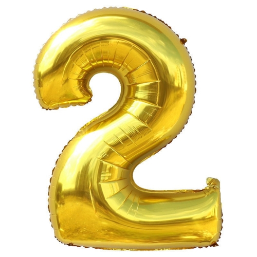 Шар гелиевый цифра 2 (40х102 см) в Шатуре
